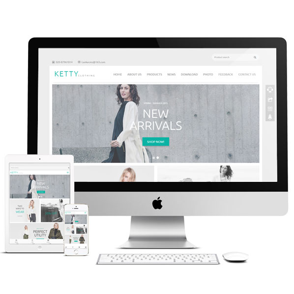 PHP服裝英文網(wǎng)站源碼 手機(jī)自適應(yīng) 外貿(mào)響應(yīng)式模板html5 歐美簡(jiǎn)潔